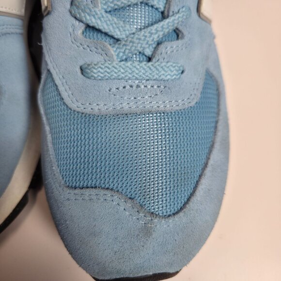 New Balance 574 Men\'s Light Blue Classic Athletic Shoes Size 12 Suede Mesh main image 9